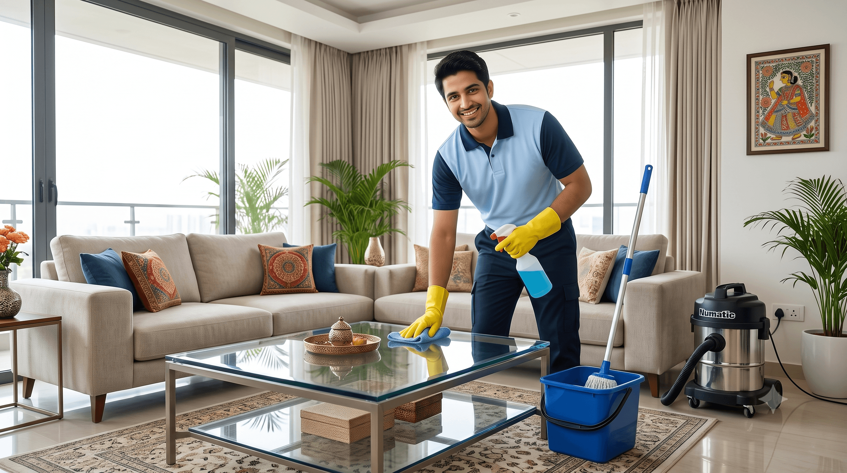 Professional home cleaning service
